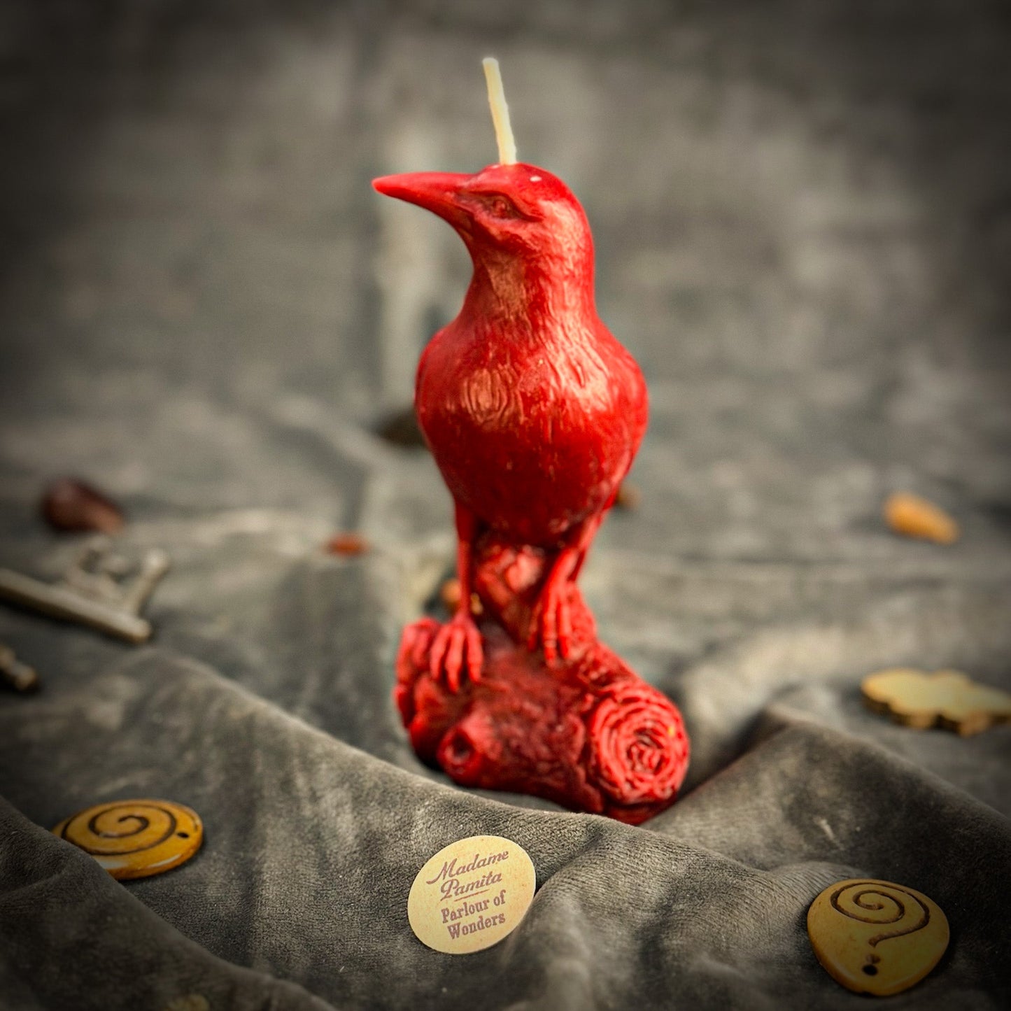 Raven Magic Candle Spell Kit - Intelligence & Spirit World Connection